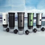 Espresso Machine Heating Water Portable Coffee Maker Compatible with Ground Coffee Small Large Capsules